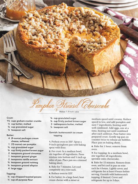 By using this site, you agree to the use of cookies by flickr and our partners as described in our cookie policy. Paula Deen's Pumpkin Streusel Cheesecake | Paula deen ...