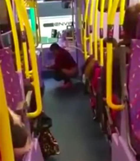 Woman Does A Poo On Bus In Front Of Passengers After Getting