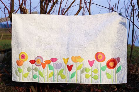 Spring Flowers Quilt Free Pattern Flower Quilt Quilt Patterns