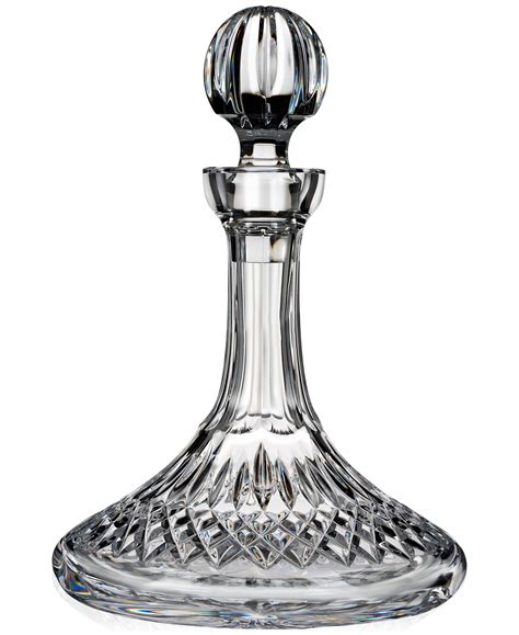 Waterford Lismore Ships Decanter Macys Crystal Glassware Waterford Crystal Decanter