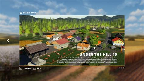 Under The Hill 19 V10 Map Farming Simulator 2022 19 Mod