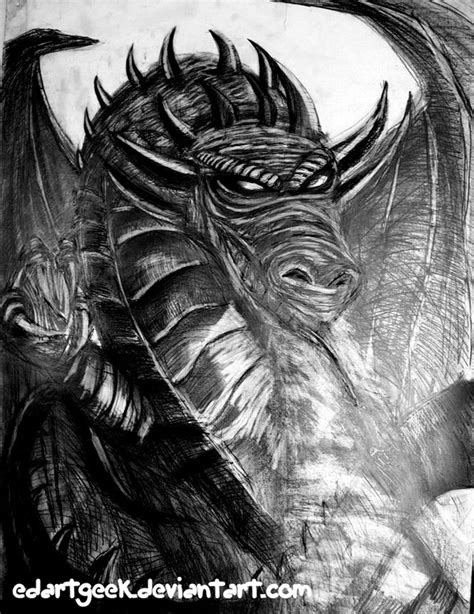 10 Cool Dragon Drawings For Inspiration Hative