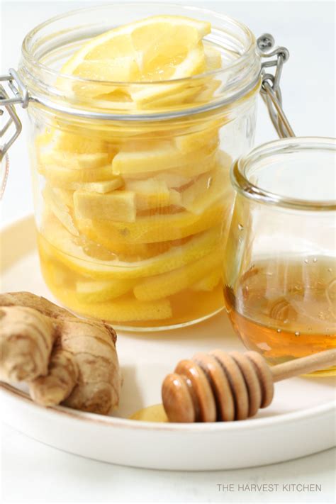 Detox Honey Lemon Ginger Slices The Harvest Kitchen