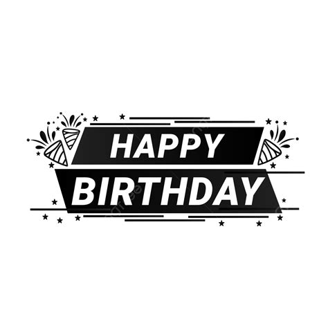 Happy Birthday Typography Vector Art PNG Happy Birthday Text Typography Free Vector And Png