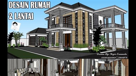 50 desain rumah minimalis 2 lantai terbaru 2017. DESAIN RUMAH 2 LANTAI 10,5x17,5 m - YouTube
