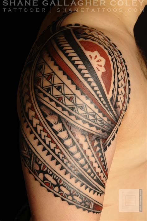 Maori Polynesian Tattoo Polynesian Shoulder Tatautattoo