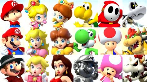 Partners in time, she has become a recurring character in spinoff installments alongside baby daisy. Mario Kart Tour - All Characters - YouTube