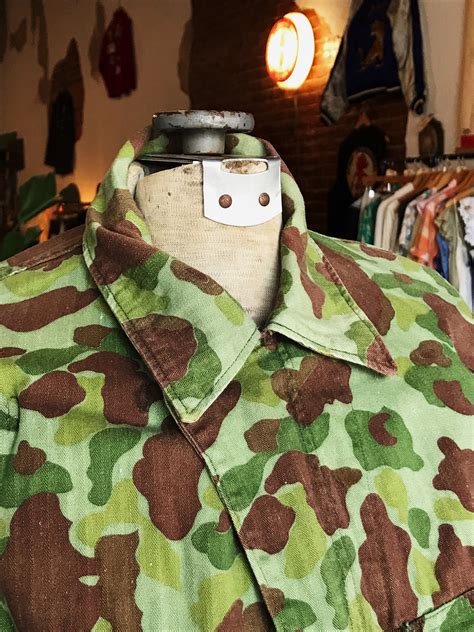 US Army WW2 P 44 HBT Frog Skin Camouflage Combat Jumpsuit Etsy Canada