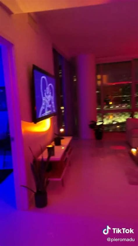Apartment Nyc Miami Aesthetic Y2k Night Neon Led Lights House Decor