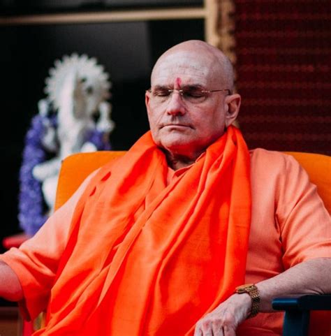 Swami Shankarananda During Meditation At The Ashram Mount Eliza The