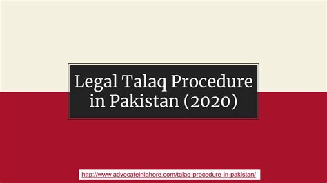 Get Easiest Guide For Talaq Procedure In Pakistan Legally 2020 By