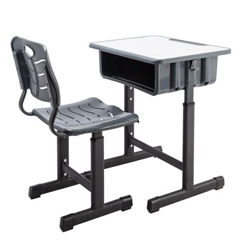 If your desk chair is adjustable at a range of points, you can shape it to your body to get optimal the best desk chairs should have adjustable lumbar support so you can properly fit them to your. Kids Desk with Chair, SEGMART Ergonomic Adjustable Child ...