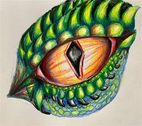 That Art Teacher Art Education Simplified Dragon Eye Drawing Dragon Eye Color Drawing Art