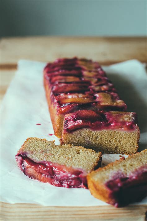 During my school days, one of my favourite teachers bought us a plum cake, it tasted soo soo yummy!! upside down plum and olive oil cake — molly yeh