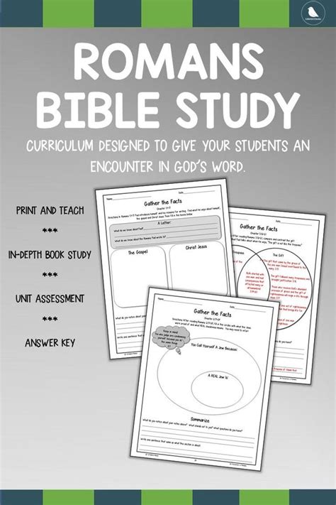 Inductive Bible Study Worksheets