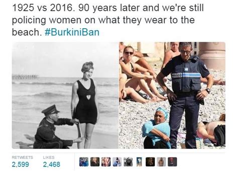 Twitter Loses It After French Police Order Woman To Remove Burkini