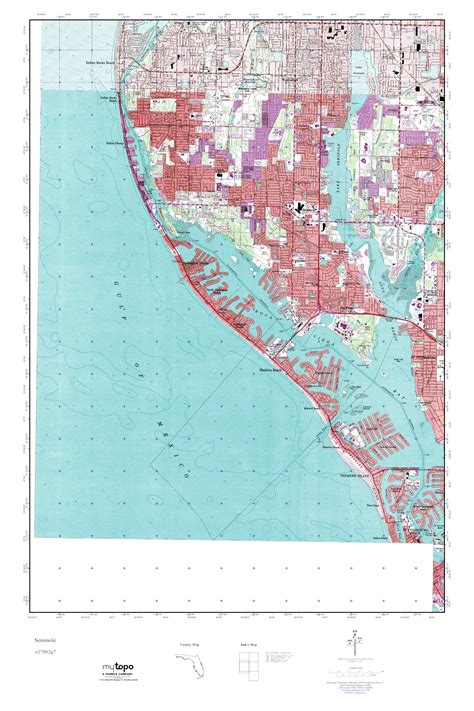 Mytopo Seminole Florida Usgs Quad Topo Map