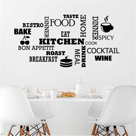 Selon vos envies, vous pouvez customiser vos stickers décoratifs avec la citation de votre écrivain favori ou un message humoristique qui vous fera sourire à chaque fois que vous le lirez. Sticker citation cuisine Bake, kitchen, wine - Stickers STICKERS CITATIONS Cuisine - Ambiance ...
