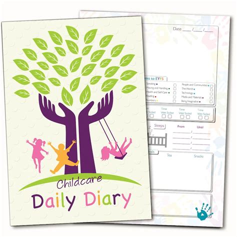 Eyfs Early Years Daily Diary Record Book Childminding Log Etsy