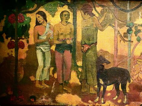 Gauguin Pastorale Tahitienne Detail Paul Gauguin