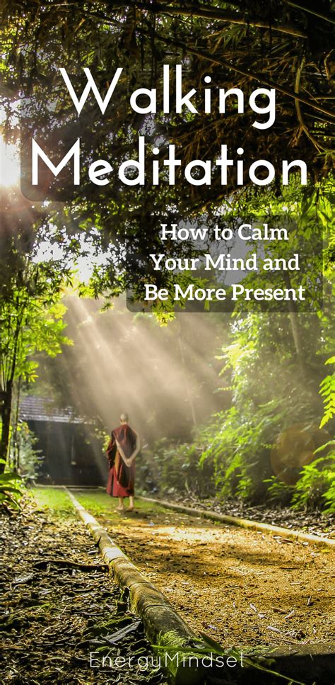 Energy bagua is a walking meditation practice that involves mindfully walking around in a circle facing a tree or plant, while adopting certain hand to register or inquire: Walking Meditation - How to Calm Your Mind and Be More Present