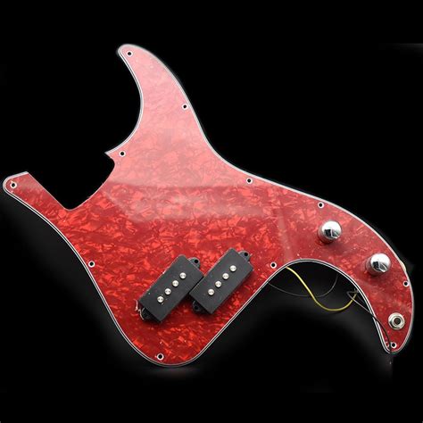 Pb P Bass 3 Ply Prewired Loaded Pickguard Pickup For Precision Bass Guitar Musical Instrument