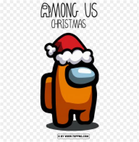 Free Download Hd Png Orange Among Us Character Png Image With