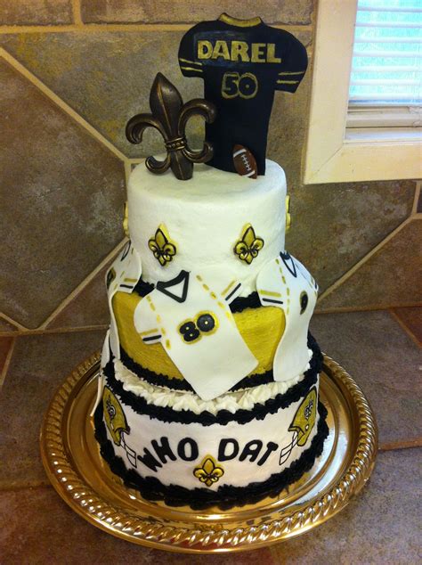 Maybe you would like to learn more about one of these? New Orleans Saints 50th birthday cake | Cakes and crafts ...