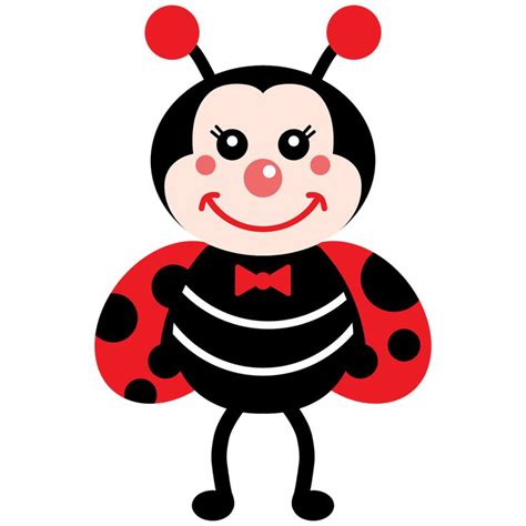 Cartoon Ladybugs In School Clipart Best