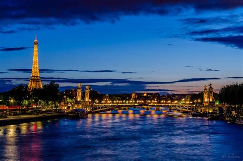 Architecture Cities France Light Towers Monuments Night Panorama