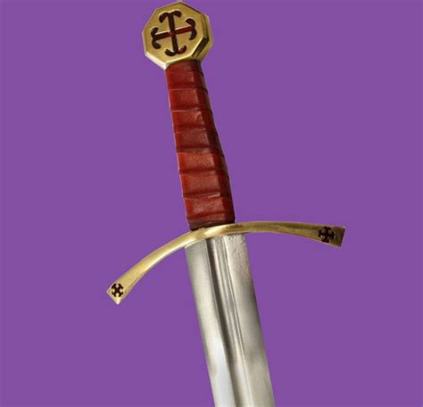 Crusader Sword Knight Templar Sword Etsy