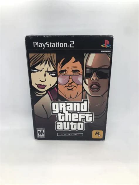 Grand Theft Auto The Trilogy Ps2 Dvds Maps And Manualssony Playstation