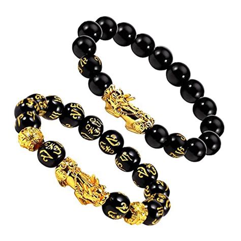 Feng Shui Black Obsidian Bracelet ⋆ Cozexs