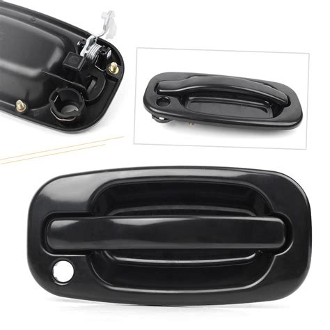 Textured Black Front Driver Side Outer Door Handle For Chevy Silverado