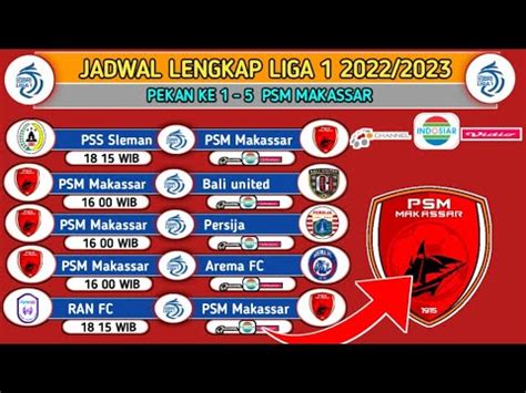 jadwal psm hari ini live