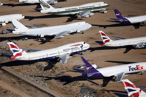 Where Do Old Jumbo Jets Go When They Die The Victorville Aircraft