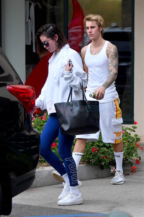 Selena Gomez And Justin Bieber Leave A Hot Pilates Class Together In La