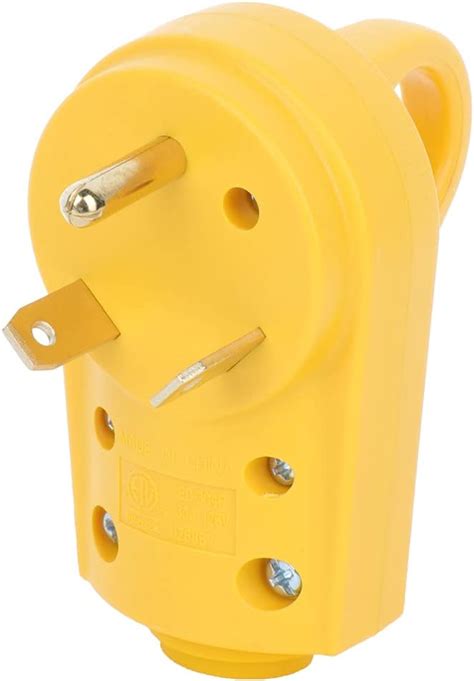 Zenithike 30 Amp Rv Male Plug Replacement Heavy Duty Rv