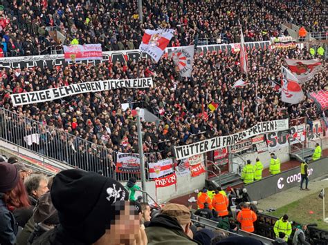 Fiese Antwort Der Stuttgart Fans Geschmacklos Plakat Gegen St Pauli