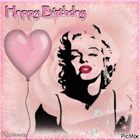 Marilyn Monroe~ Happy Birthday Free Animated  Picmix