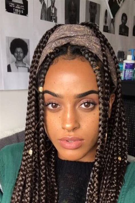45 Box Braids Hairstyles To Do Yourself Eazy Glam