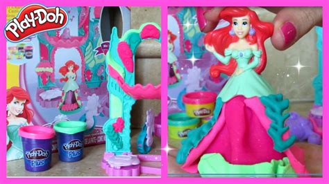 play doh disney princess ariel s undersea castle little mermaid mix n match create disney magic