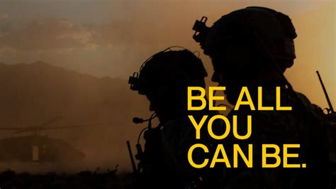 Army Reboots 1980s Be All You Can Be Slogan