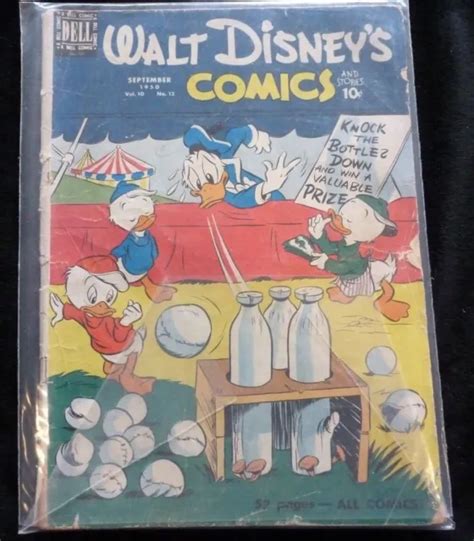 Walt Disneys Comics And Stories 120 Good From 1950 Donald Duck 1500