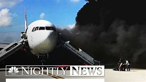 Plane Bursts Into Flames On Florida Runway Moments Before Takeoff Nbc