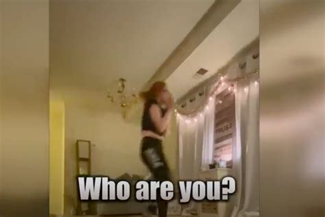 Woman Filming Herself Dancing Captures Intruder Breaking Into Her Home