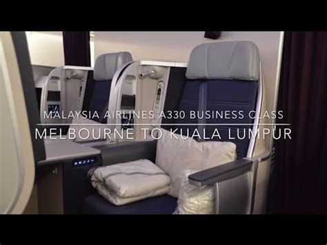 The third parties and other cookies will display personalized advertisements for you on the website, and these third parties might monitor your. Malaysia Airlines A330 Business Class Melbourne to Kuala ...