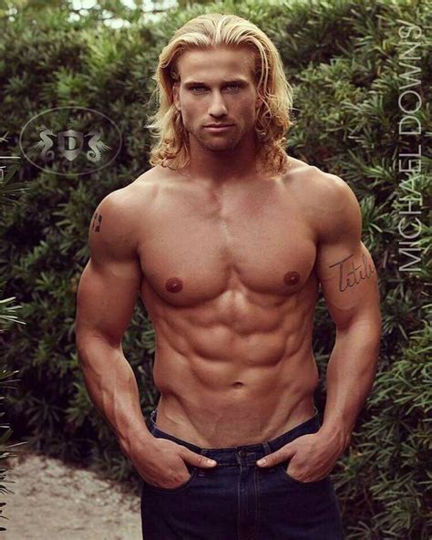 Pin By Mary Wardell On Hunks American Guys Blonde Guys Long Hair