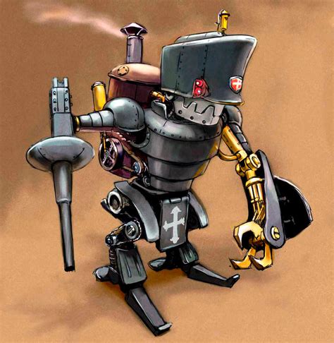 Steampunk Robot By Tnt1971 On Deviantart