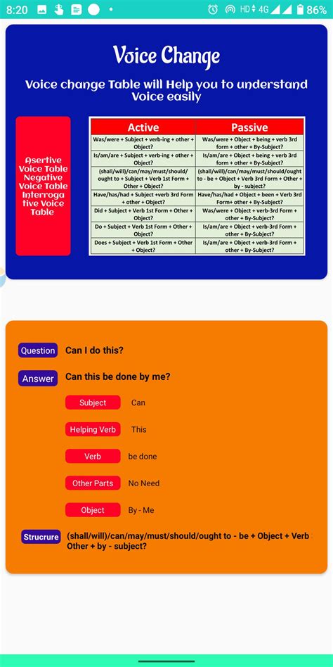 Words come together to form a sentence and these sentences can be formed in more than one way. active to passive voice converter for Android - APK Download